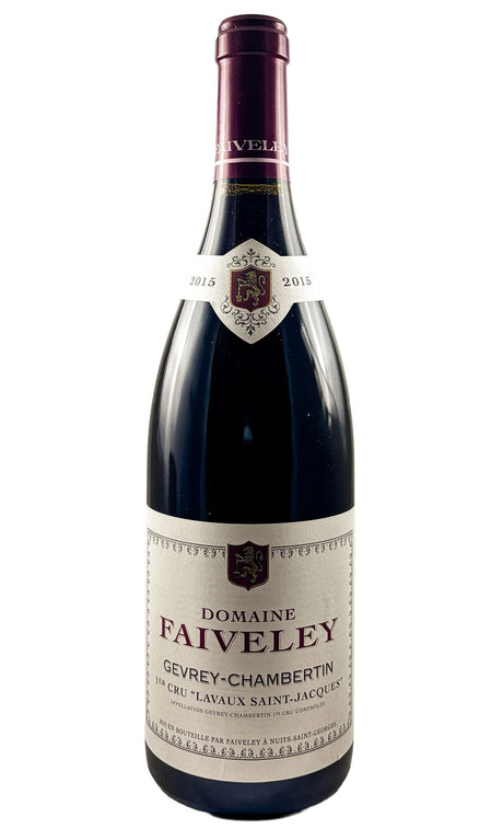 Bottle of Faiveley, Gevrey-Chambertin 1er Cru Lavaux Saint-Jacques, 2015 - Red Wine - Flatiron Wines & Spirits - New York