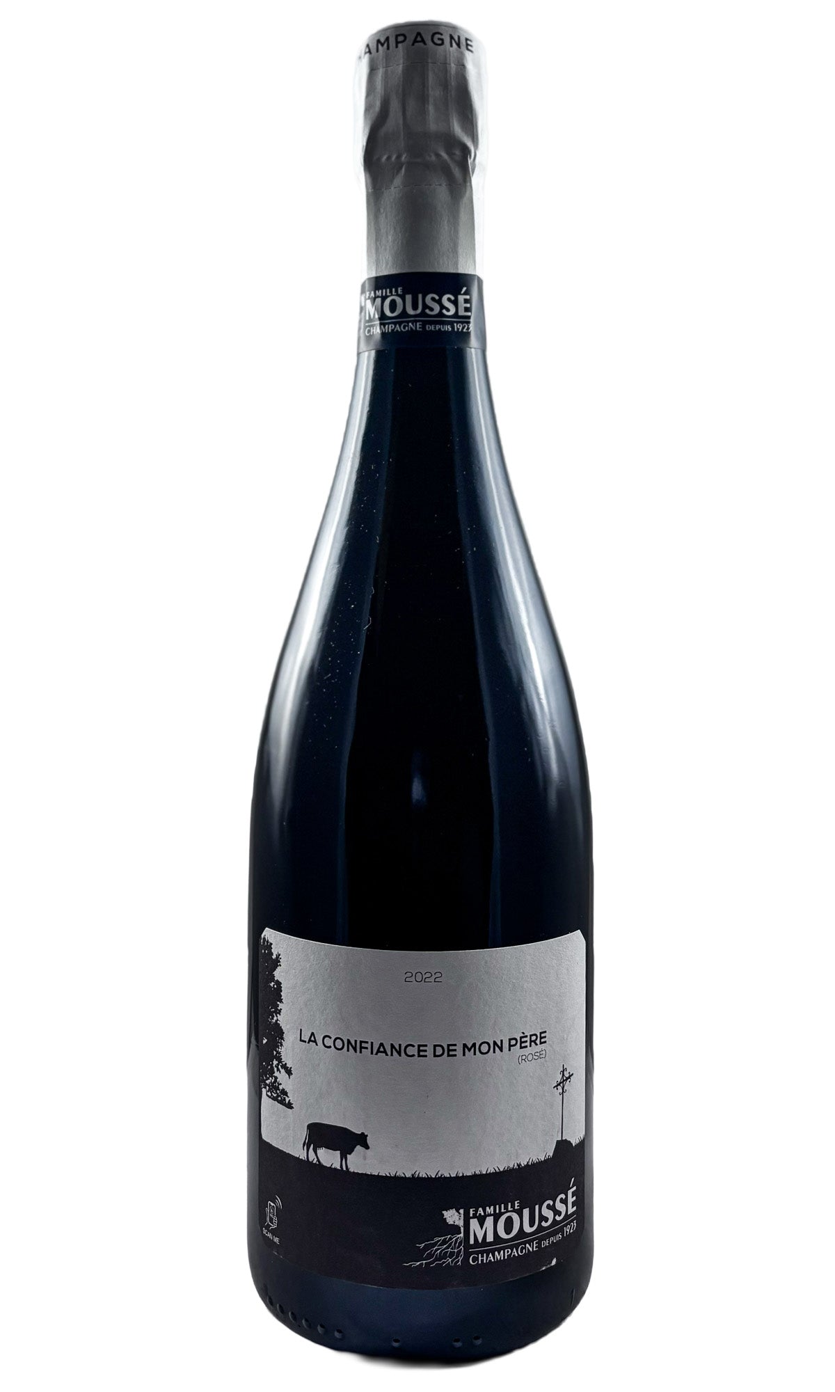 Bottle of Famille Mousse, Champagne La Confiance de Mon Pere Rose de Saignee Extra Brut, 2022 - Sparkling Wine - Flatiron Wines & Spirits - New York