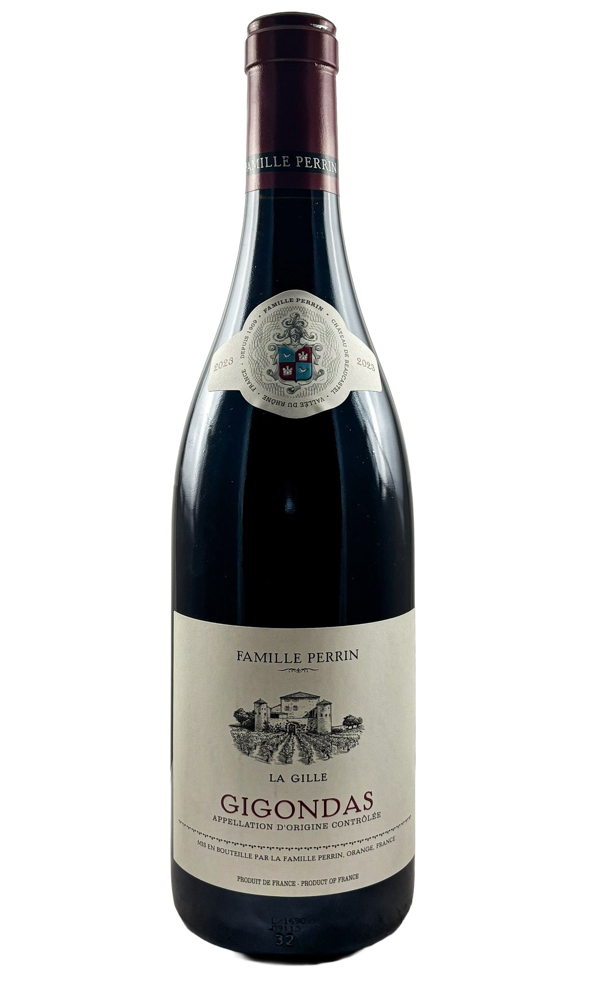 Bottle of Famille Perrin, Gigondas 'La Gille', 2023 - Red Wine - Flatiron Wines & Spirits - New York