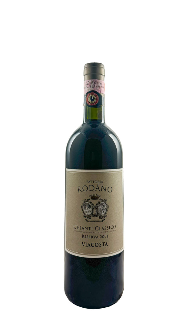 Bottle of Fattoria Rodano, Chianti Classico Riserva Viacosta, 2001 - Red Wine - Flatiron Wines & Spirits - New York