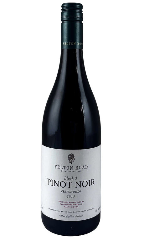 Bottle of Felton Road, Pinot Noir Bannockburn Block 3, 2013 - Red Wine - Flatiron Wines & Spirits - New York