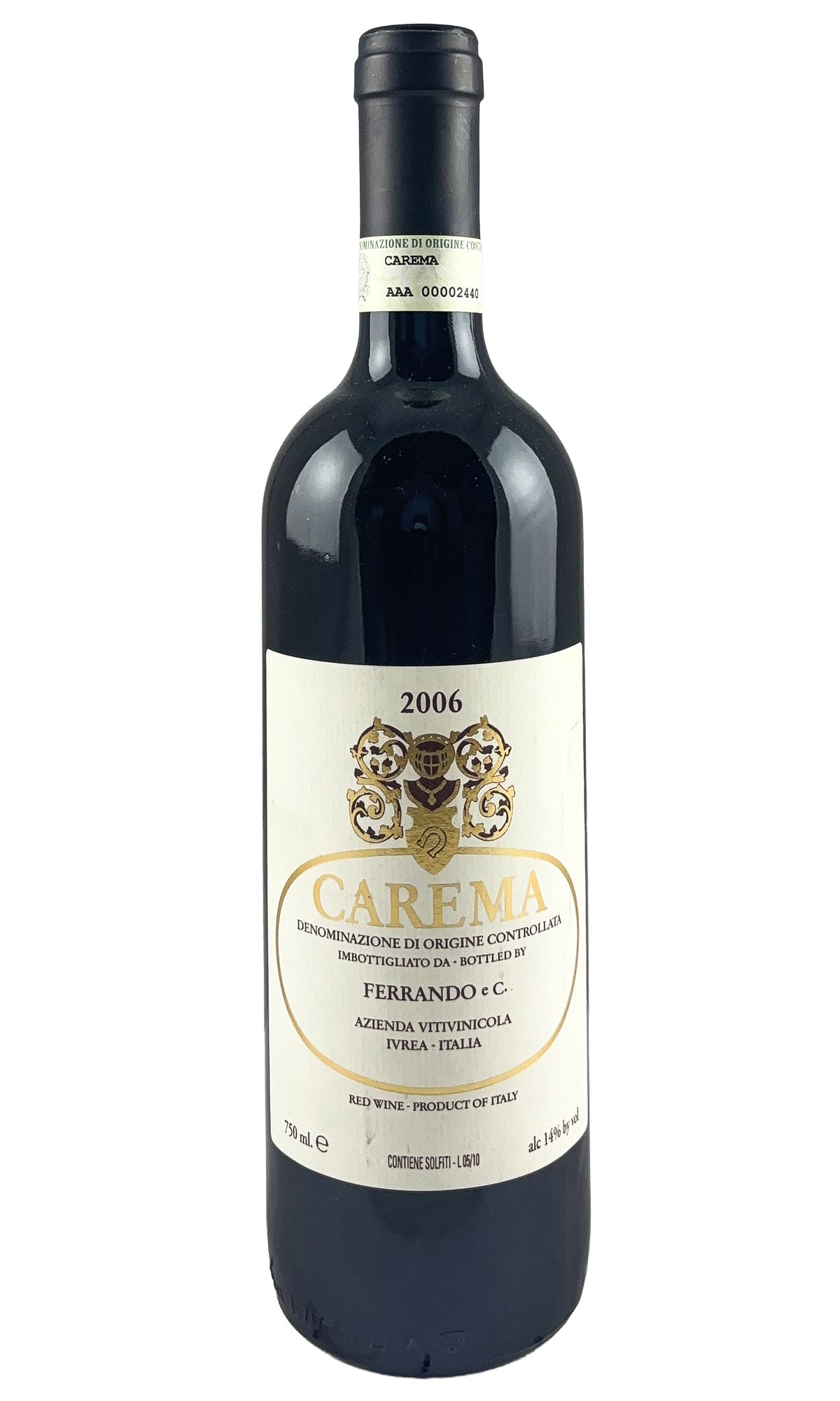 Bottle of Ferrando, Carema Etichetta Bianca, 2006 - Red Wine - Flatiron Wines & Spirits - New York