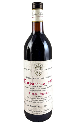 Bottle of Fiorina, Barbaresco, 1971 - Red Wine - Flatiron Wines & Spirits - New York