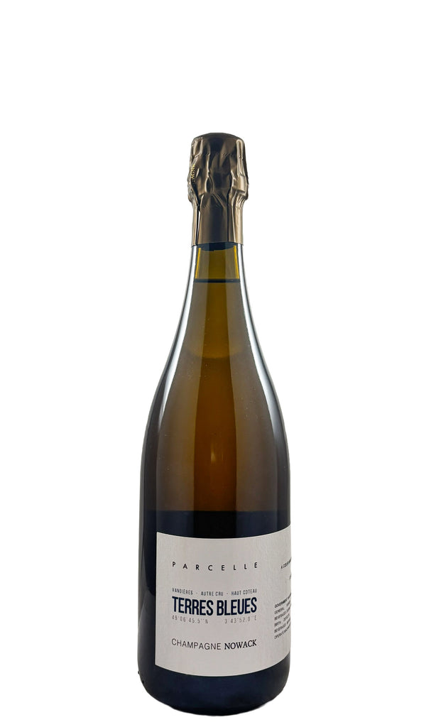 Bottle of Flavien Nowack, Champagne 'Les Terres Bleues' Blanc de Meunier Extra Brut, 2021 - Sparkling Wine - Flatiron Wines & Spirits - New York
