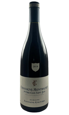 Bottle of Fontaine-Gagnard, Chassagne-Montrachet Rouge Clos Saint-Jean, 2018 - Red Wine - Flatiron Wines & Spirits - New York