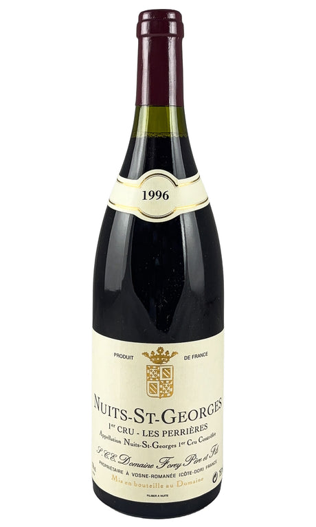 Bottle of Forey Pere et Fils, Nuits-Saint-Georges Les Perrieres, 1996 - Red Wine - Flatiron Wines & Spirits - New York