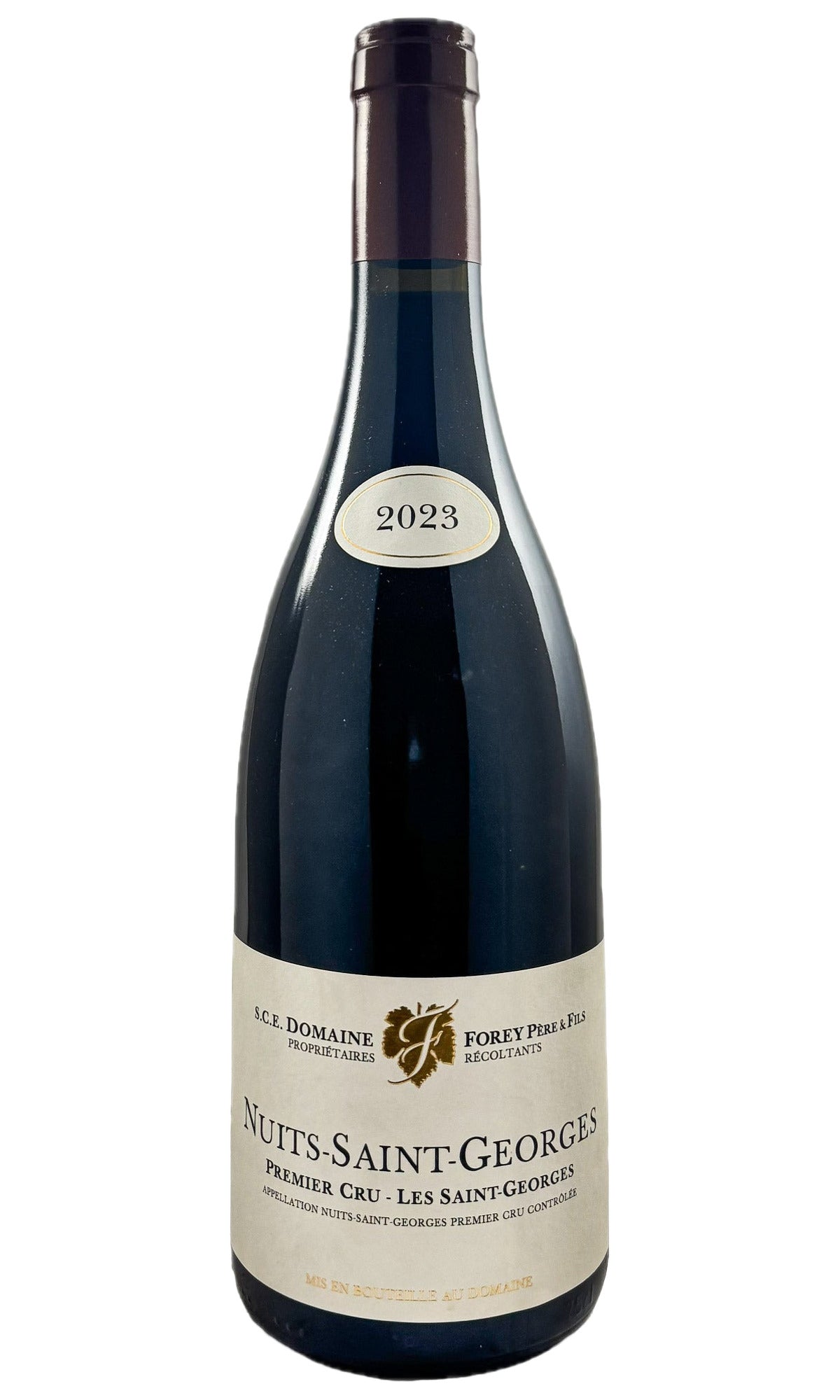 Bottle of Forey Pere et Fils, Nuits-Saint-Georges 1er Cru Les Saint-Georges, 2023 - Red Wine - Flatiron Wines & Spirits - New York