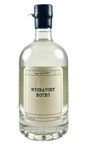Bottle of Forthave Spirits, Migratory Notes - New York Edition I' Gin, NV - Spirit - Flatiron Wines & Spirits - New York