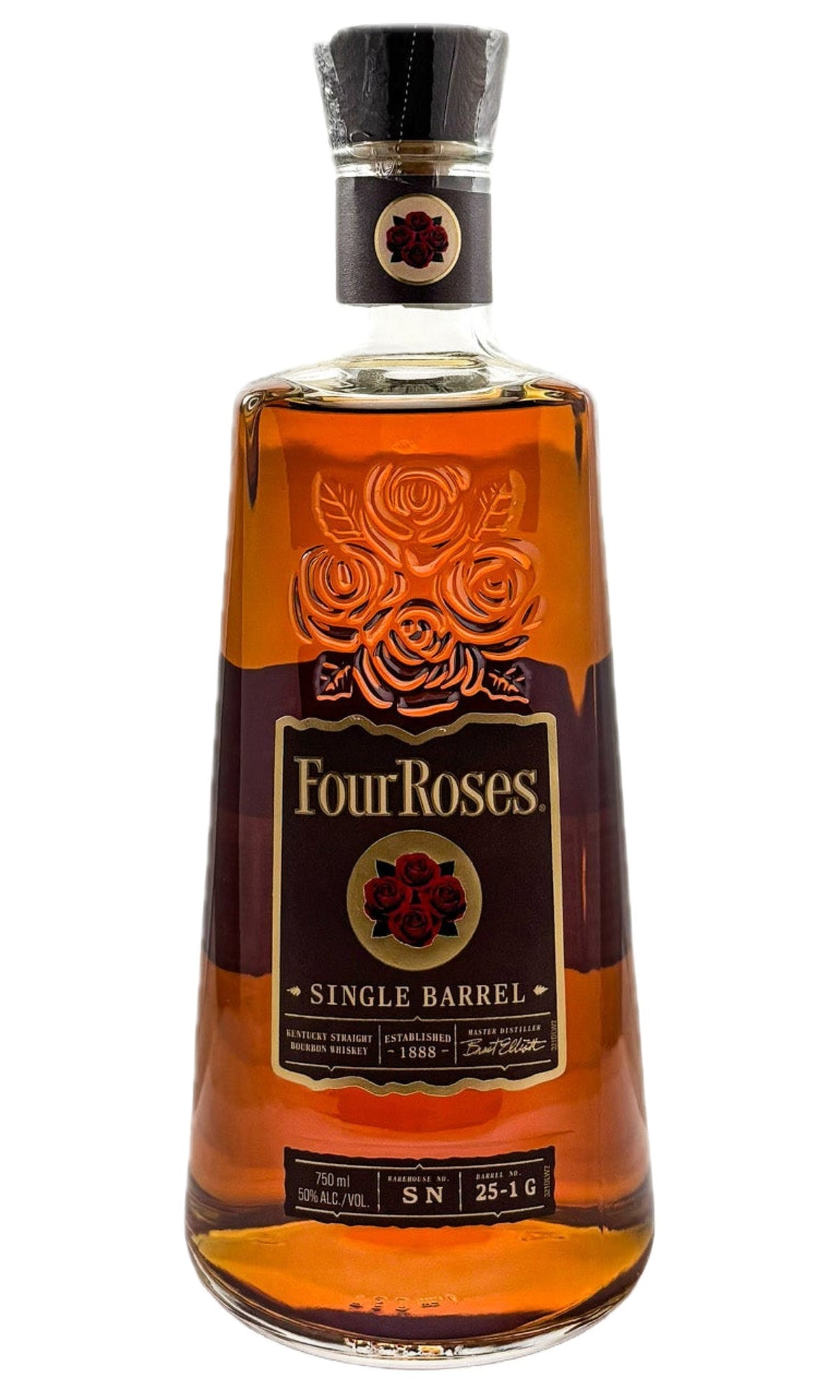 Bottle of Four Roses, Single Barrel, Bourbon - Spirit - Flatiron Wines & Spirits - New York
