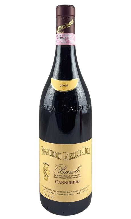 Bottle of Francesco Rinaldi, Barolo Cannubbio, 2006 - Red Wine - Flatiron Wines & Spirits - New York