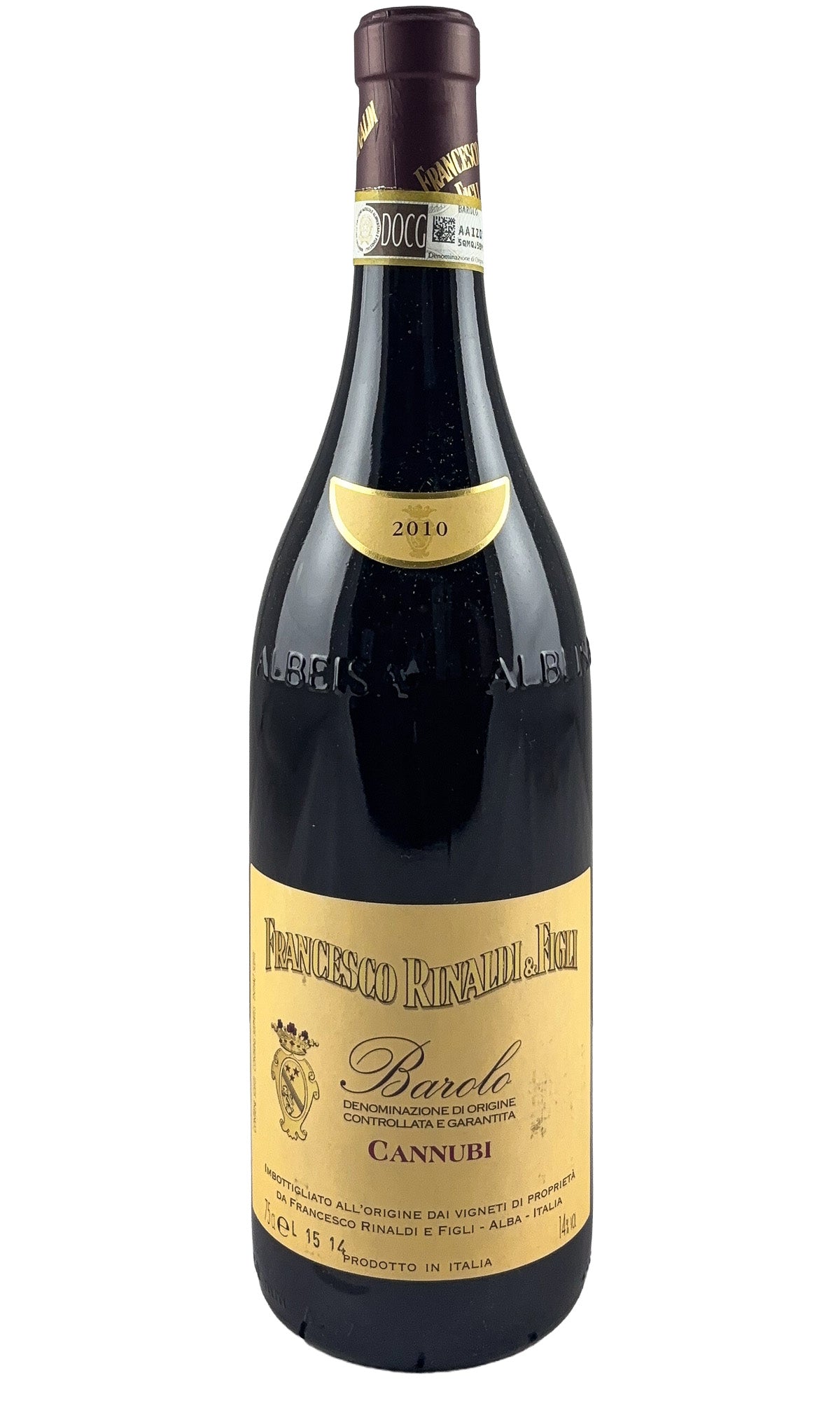 Bottle of Francesco Rinaldi, Barolo Cannubi, 2010 - Red Wine - Flatiron Wines & Spirits - New York