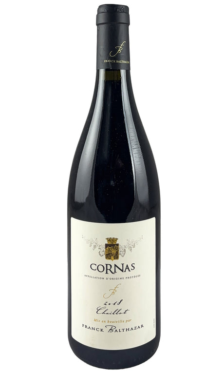 Bottle of Franck Balthazar, Cornas Chaillots, 2018 - Red Wine - Flatiron Wines & Spirits - New York