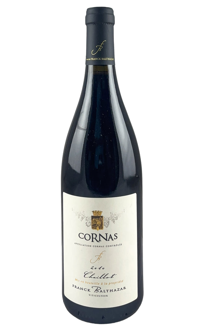 Bottle of Franck Balthazar, Cornas Chaillots, 2010 - Red Wine - Flatiron Wines & Spirits - New York