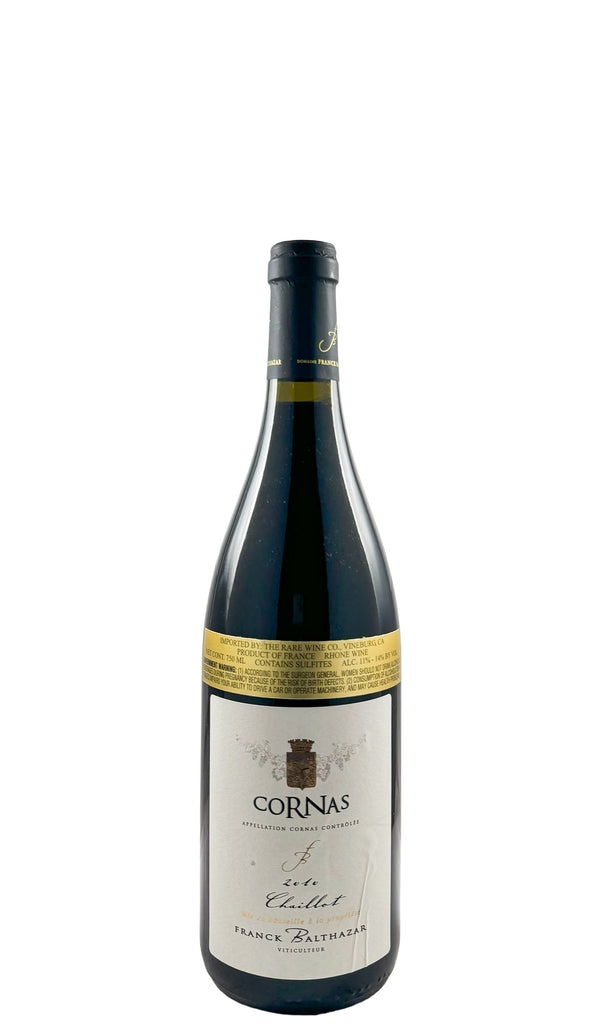 Bottle of Franck Balthazar, Cornas Chaillots, 2010 - Red Wine - Flatiron Wines & Spirits - New York