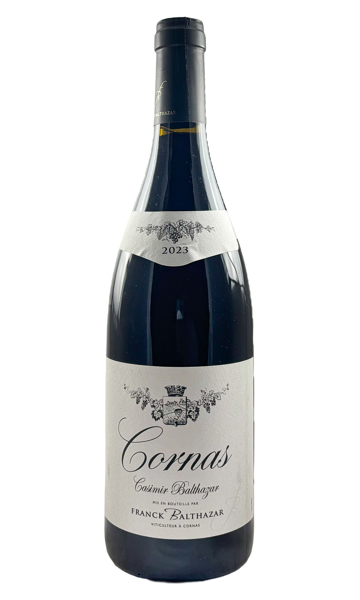 Bottle of Franck Balthazar, Cornas Cuvee Casimir, 2023 - Red Wine - Flatiron Wines & Spirits - New York