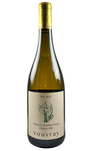 Bottle of Francois Pinon, Vouvray Sec, 2022 - White Wine - Flatiron Wines & Spirits - New York