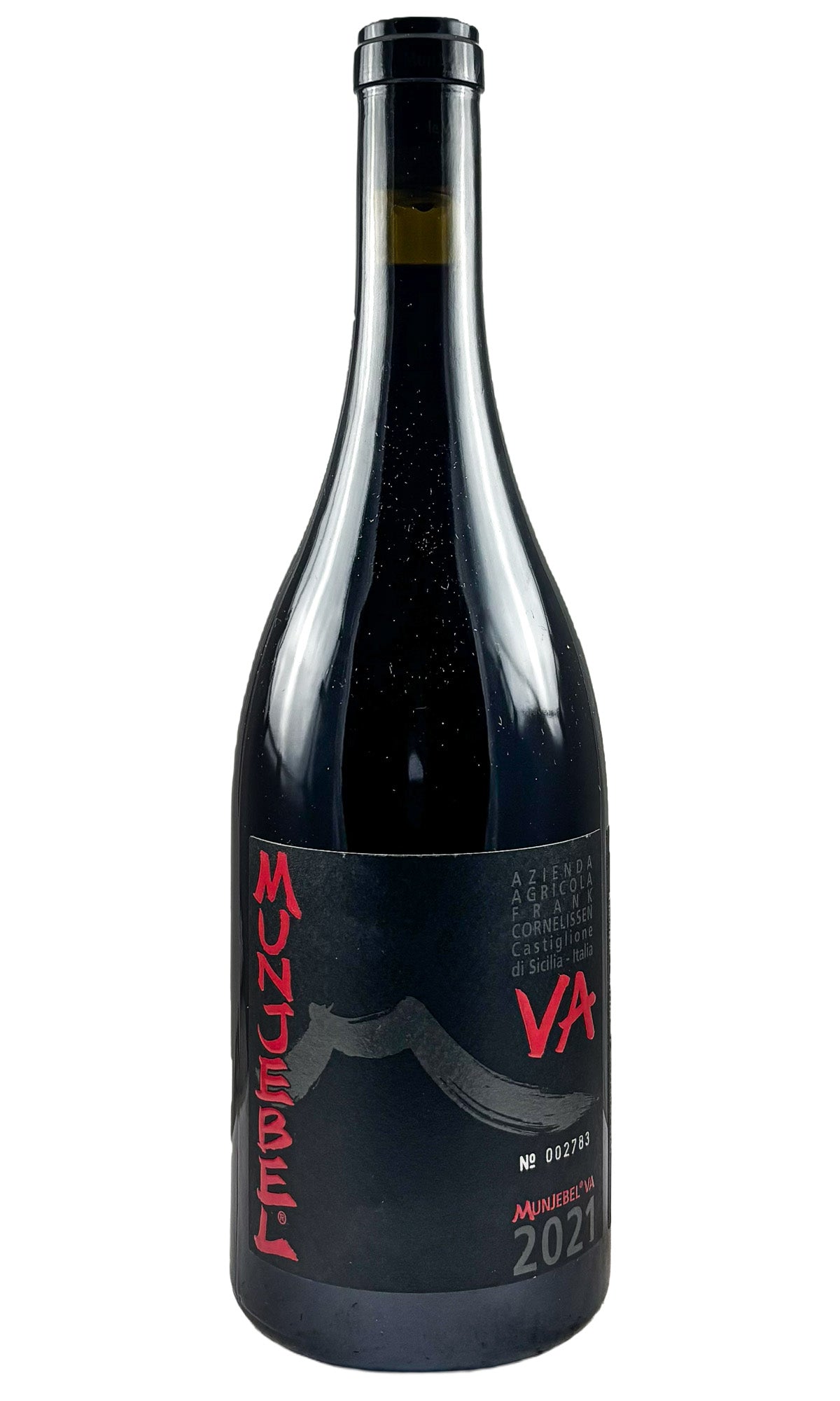 Bottle of Frank Cornelissen, Terre Siciliane Rosso Munjebel VA, 2021 - Red Wine - Flatiron Wines & Spirits - New York