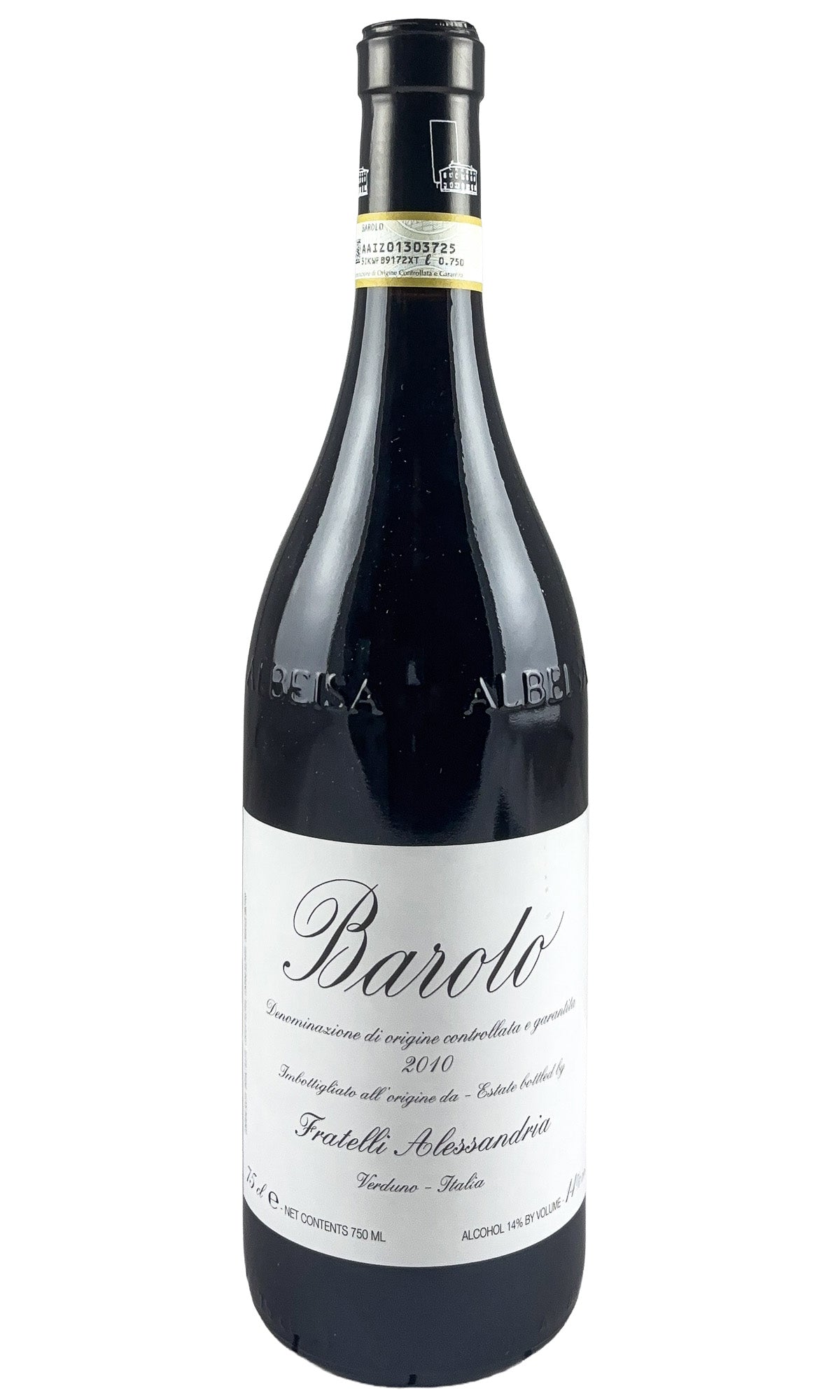 Bottle of Fratelli Alessandria, Barolo, 2010 - Red Wine - Flatiron Wines & Spirits - New York