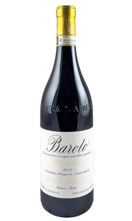 Bottle of Fratelli Alessandria, Barolo Monvigliero, 2015 - Red Wine - Flatiron Wines & Spirits - New York