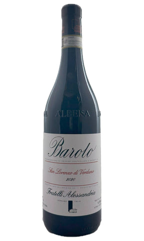 Bottle of Fratelli Alessandria, Barolo San Lorenzo di Verduno, 2020 - Red Wine - Flatiron Wines & Spirits - New York