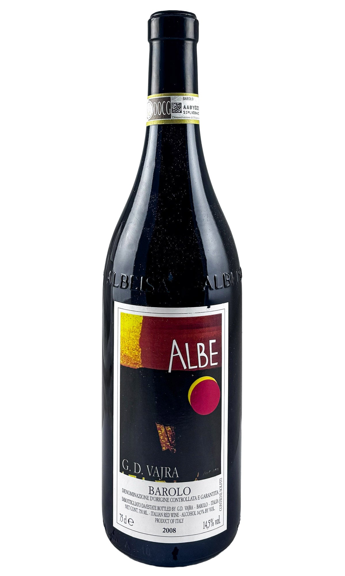 Bottle of G.D. Vajra, Barolo Albe, 2008 - Red Wine - Flatiron Wines & Spirits - New York