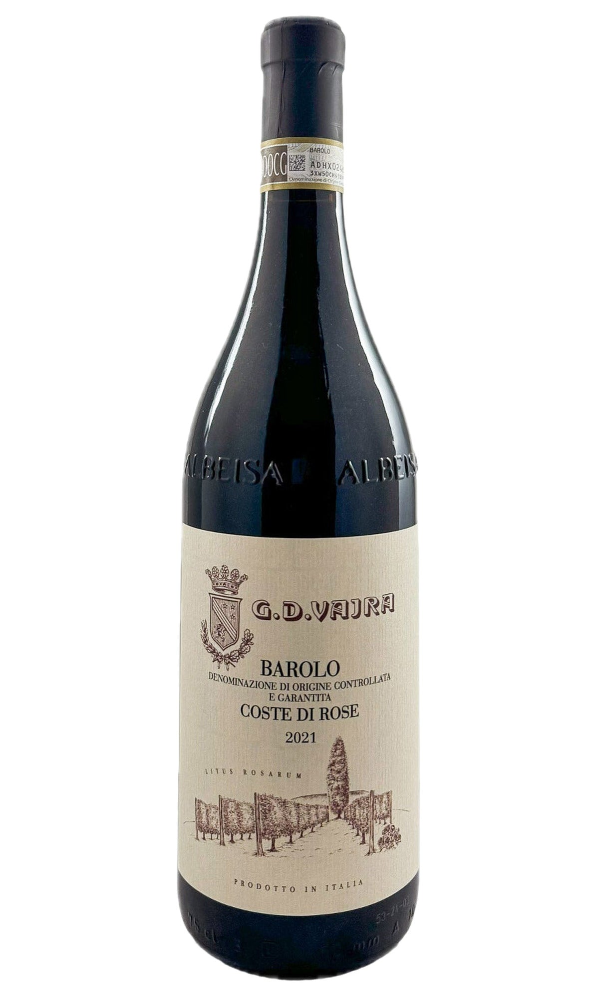 Bottle of G.D. Vajra, Barolo Coste di Rose, 2021 - Red Wine - Flatiron Wines & Spirits - New York