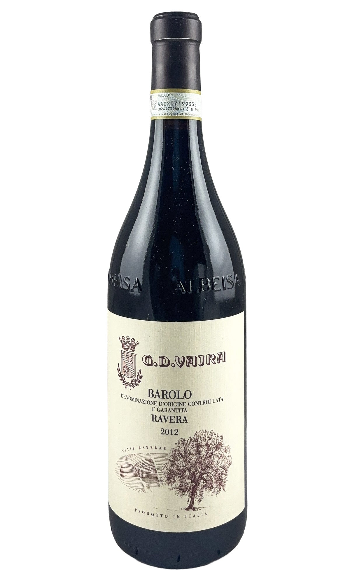 Bottle of G.D. Vajra, Barolo Ravera, 2012 - Red Wine - Flatiron Wines & Spirits - New York