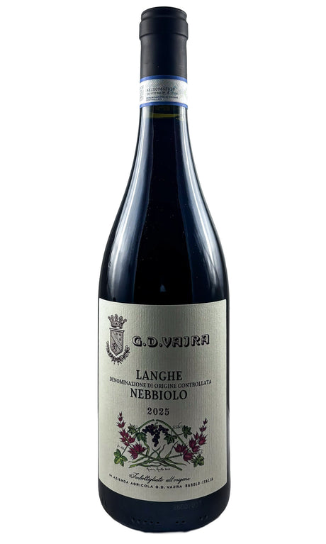 Bottle of G.D. Vajra, Langhe Nebbiolo, 2025 - Red Wine - Flatiron Wines & Spirits - New York