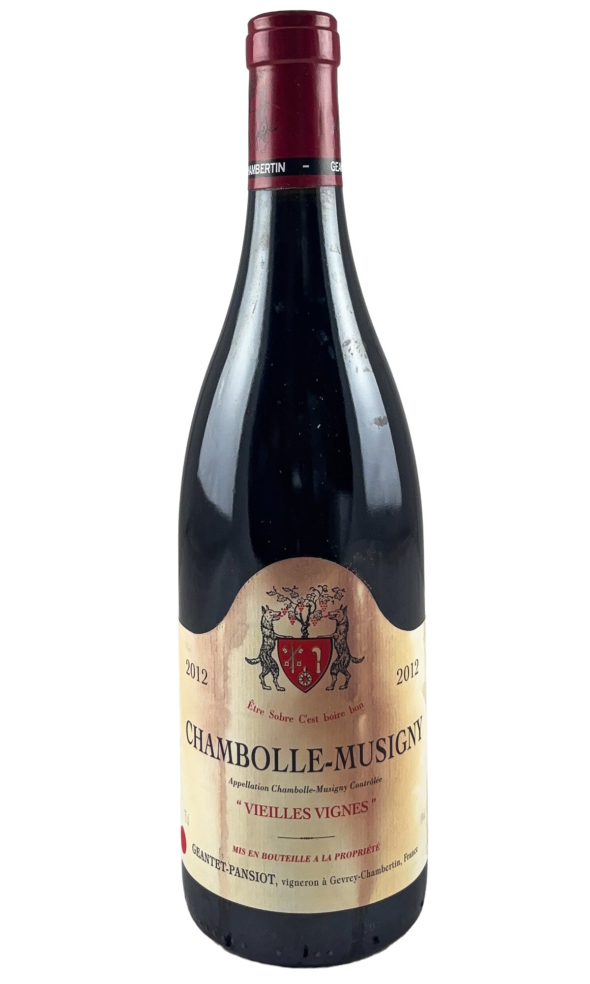 Bottle of Geantet-Pansiot, Chambolle-Musigny Vieilles Vignes, 2012 - Red Wine - Flatiron Wines & Spirits - New York