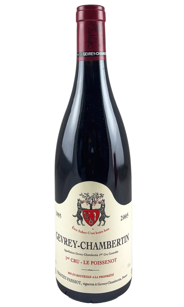 Bottle of Geantet-Pansiot, Gevrey-Chambertin Le Poissenot, 2005 - Red Wine - Flatiron Wines & Spirits - New York