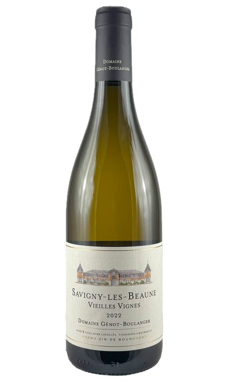 Bottle of Genot-Boulanger, Savigny les Beaune Blanc Vieilles Vignes, 2022 - White Wine - Flatiron Wines & Spirits - New York
