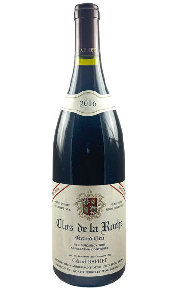 Gerard Raphet, Clos de la Roche Grand Cru Cuvee Unique V.V., 2016