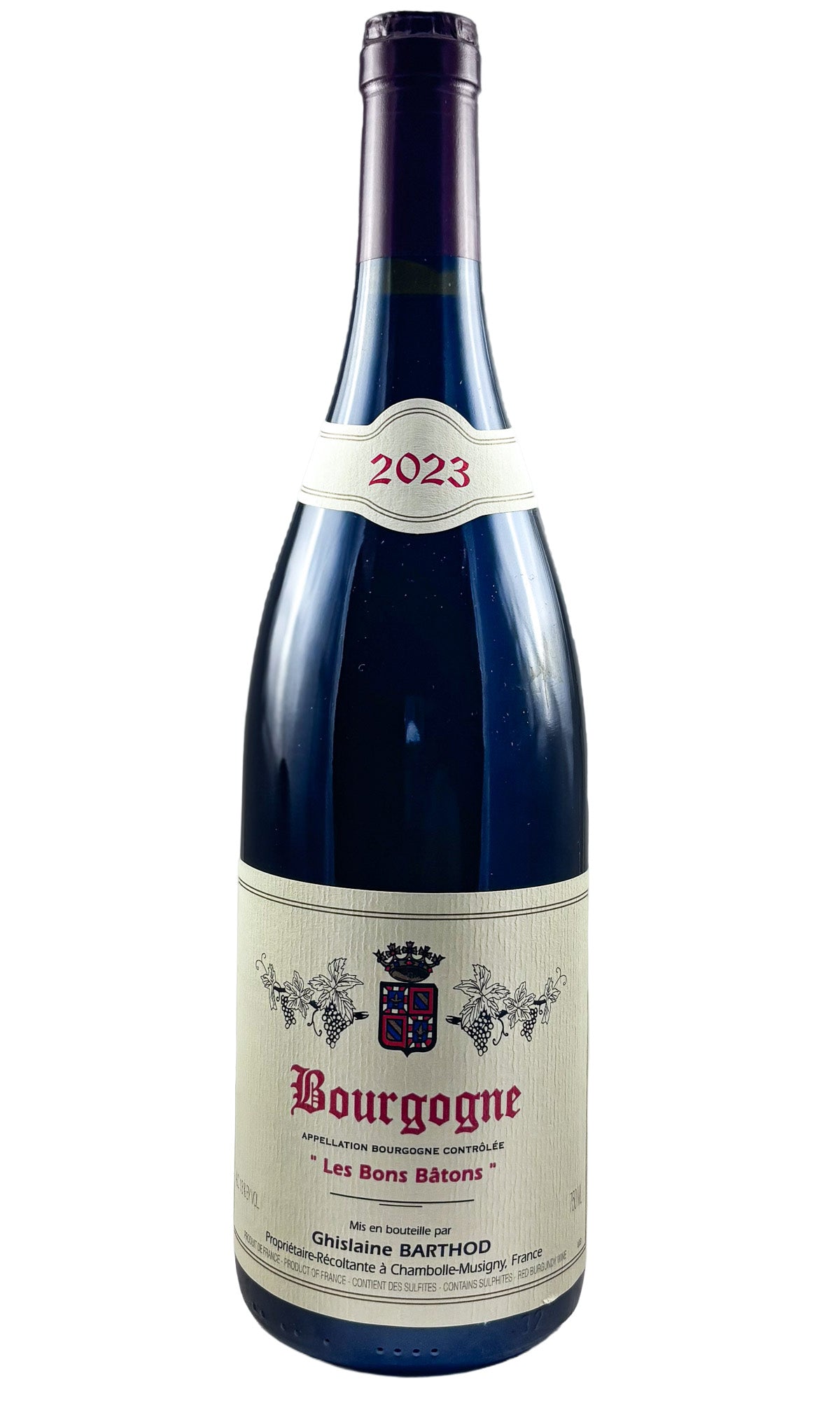 Bottle of Ghislaine Barthod, Bourgogne Rouge Les Bons Batons, 2023 - Red Wine - Flatiron Wines & Spirits - New York