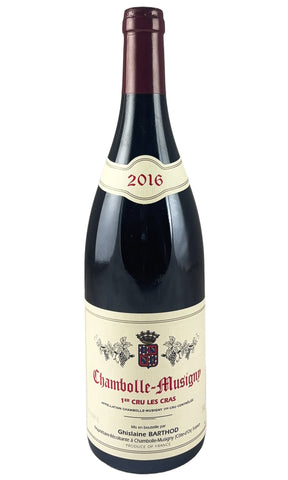 Bottle of Ghislaine Barthod, Chambolle-Musigny 1er Cru Les Cras, 2016 - Red Wine - Flatiron Wines & Spirits - New York