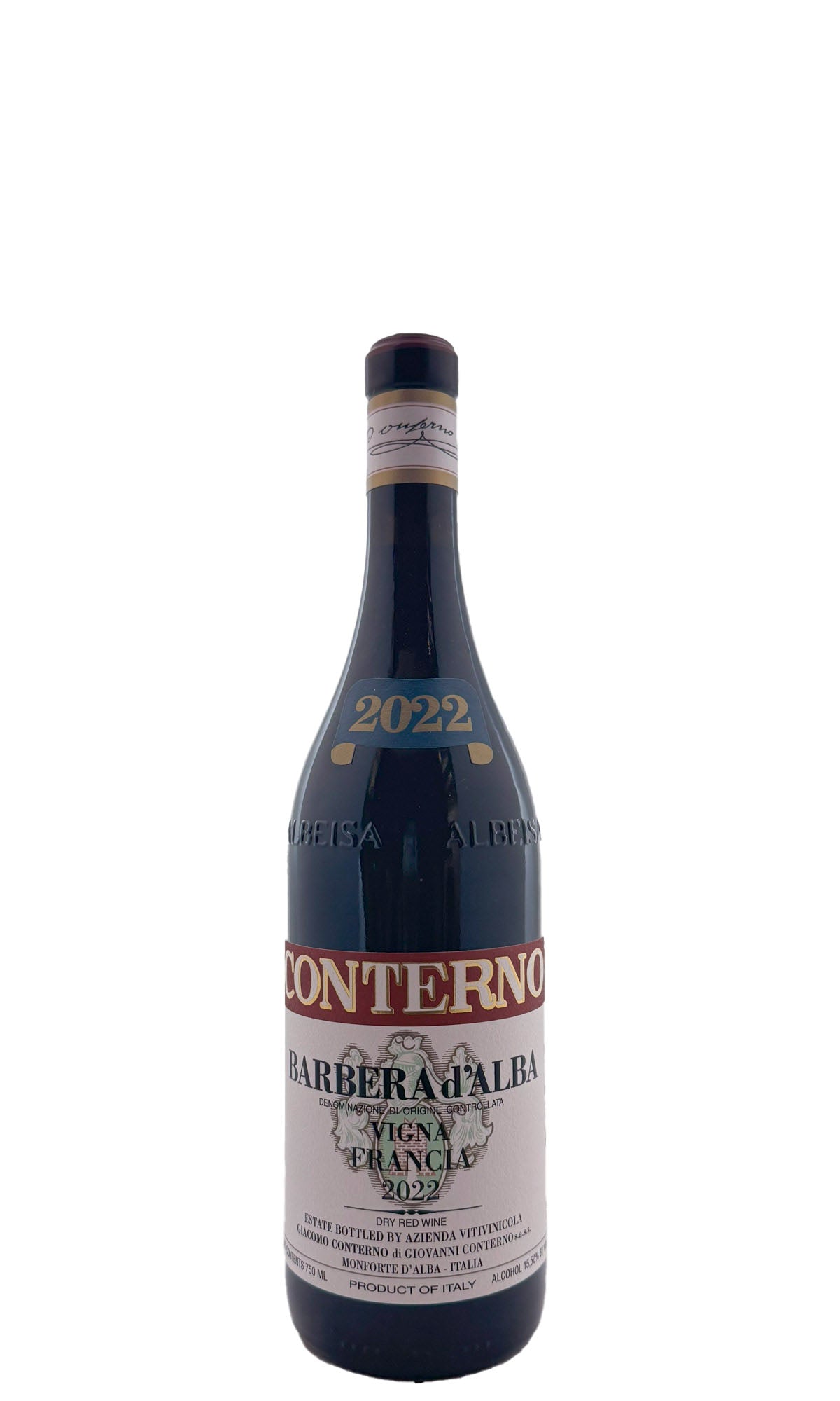 Bottle of Giacomo Conterno, Barbera "Cascina Francia", 2022 - Red Wine - Flatiron Wines & Spirits - New York