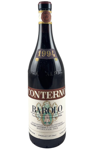 Bottle of Giacomo Conterno, Barolo Cascina Francia, 1994 - Red Wine - Flatiron Wines & Spirits - New York
