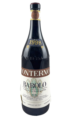 Bottle of Giacomo Conterno, Barolo Cascina Francia, 1998 - Red Wine - Flatiron Wines & Spirits - New York