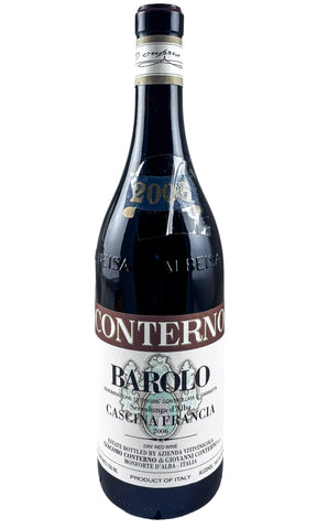 Bottle of Giacomo Conterno, Barolo Cascina Francia, 2006 - Red Wine - Flatiron Wines & Spirits - New York