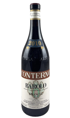 Bottle of Giacomo Conterno, Barolo Cascina Francia, 2010 - Red Wine - Flatiron Wines & Spirits - New York