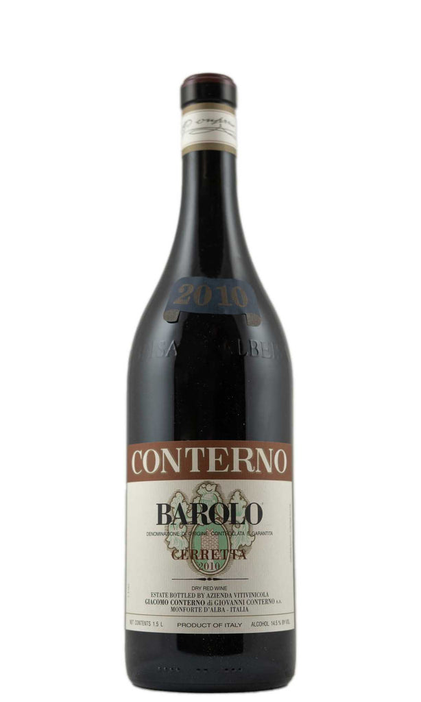 Bottle of Giacomo Conterno, Barolo Cerretta, 2010 (1.5L) - Red Wine - Flatiron Wines & Spirits - New York