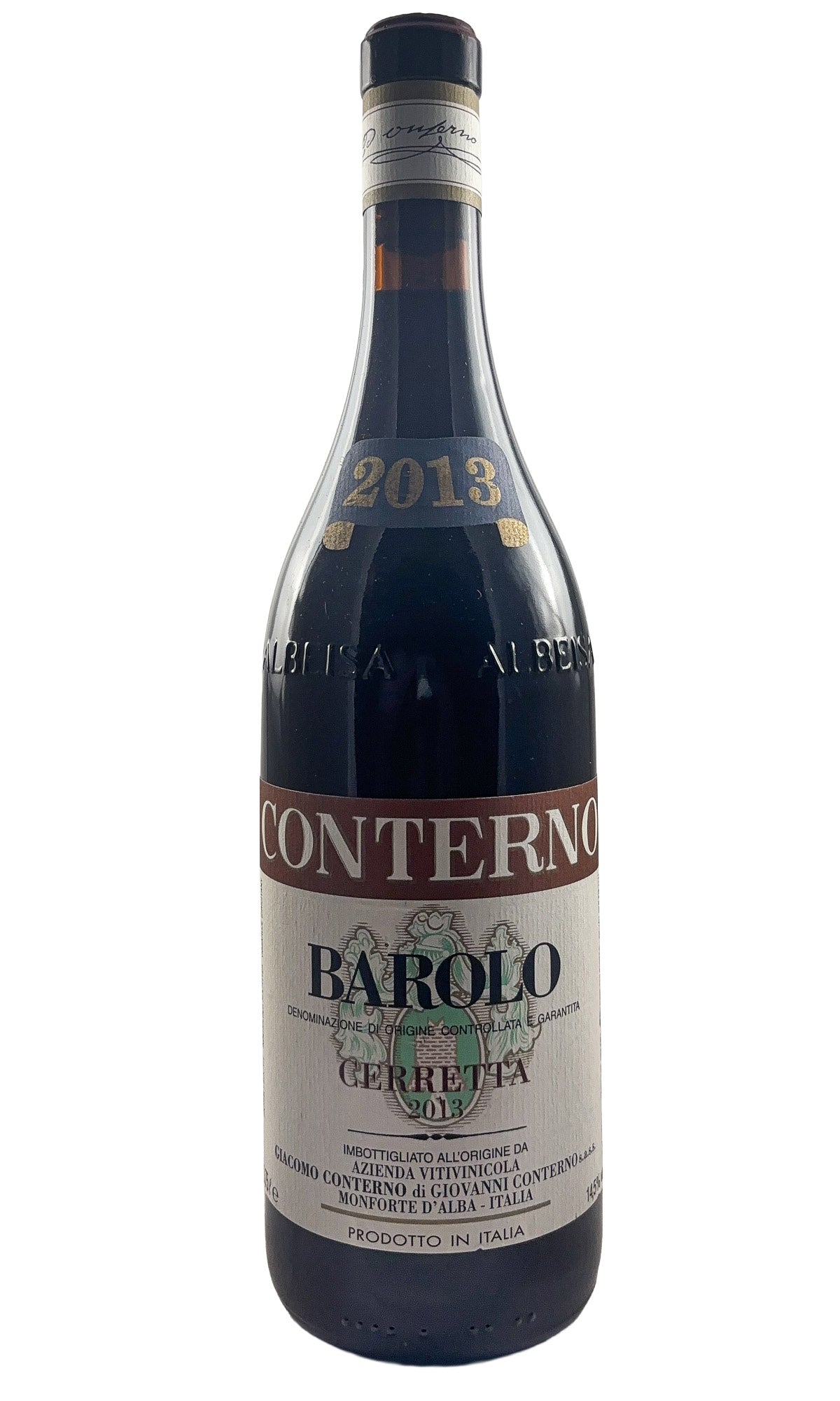 Bottle of Giacomo Conterno, Barolo Cerretta, 2013 - Red Wine - Flatiron Wines & Spirits - New York