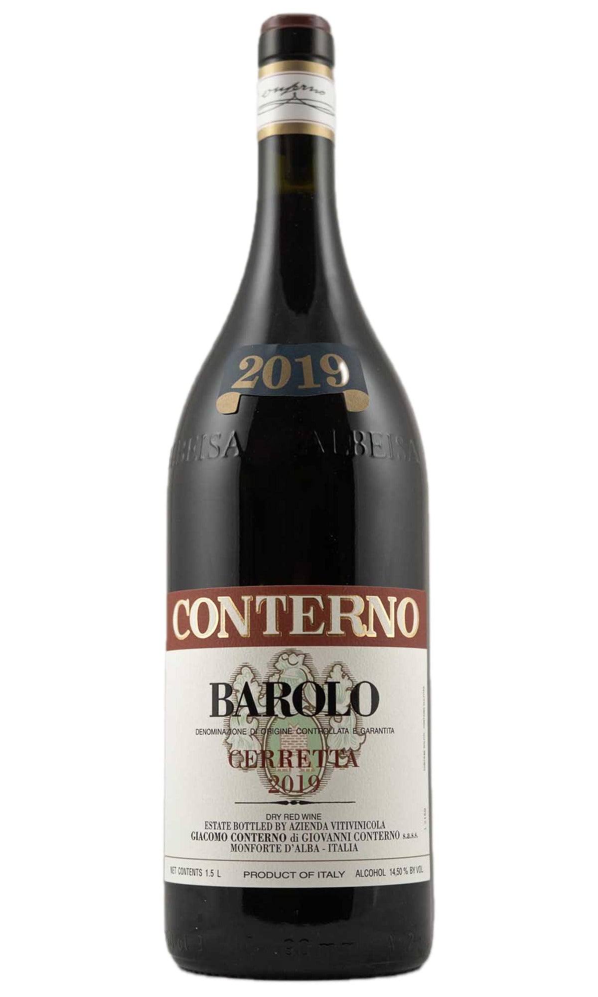 Bottle of Giacomo Conterno, Barolo Cerretta OWC, 2019 (1.5L) - Red Wine - Flatiron Wines & Spirits - New York