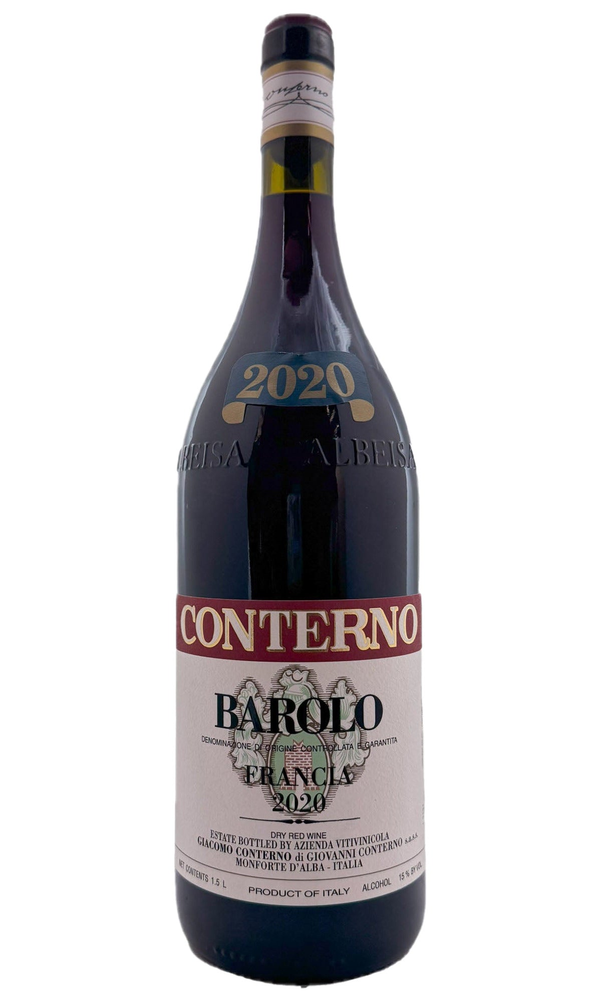 Bottle of Giacomo Conterno, Barolo Francia , 2020 (1.5L) - Red Wine - Flatiron Wines & Spirits - New York