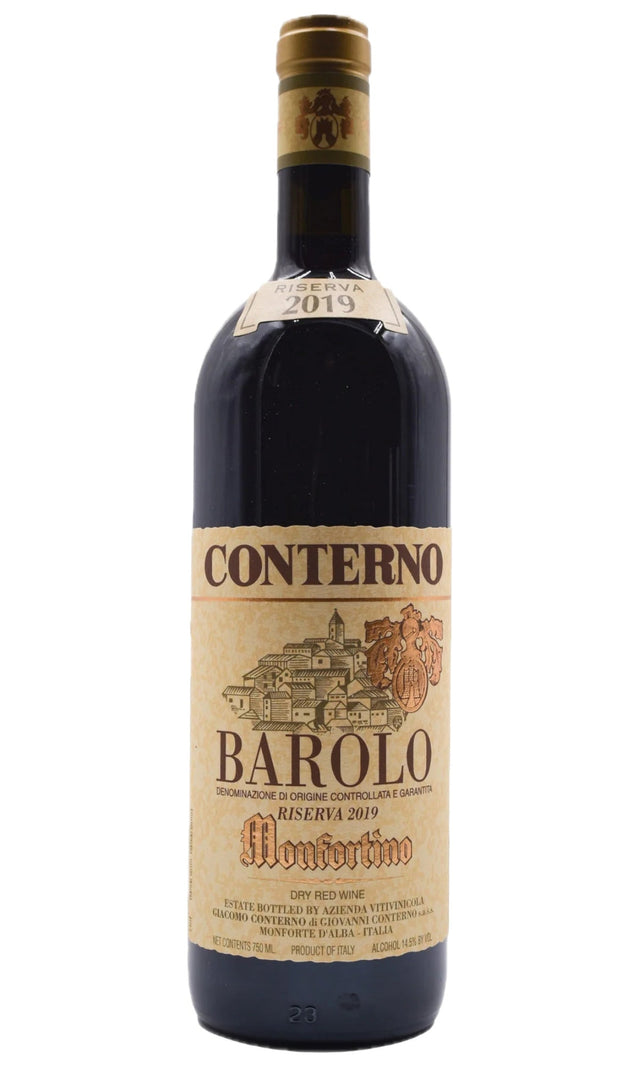 Bottle of Giacomo Conterno, Barolo Monfortino Riserva, 2019 - Red Wine - Flatiron Wines & Spirits - New York