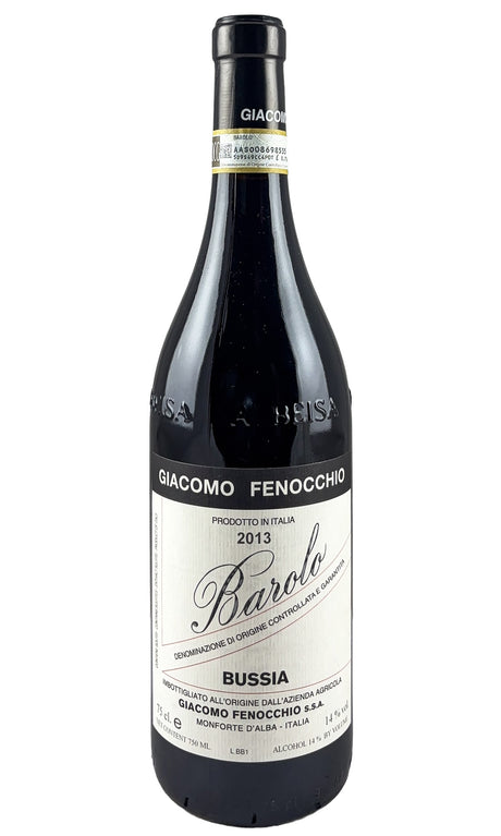 Bottle of Giacomo Fenocchio, Barolo Bussia, 2013 - Red Wine - Flatiron Wines & Spirits - New York
