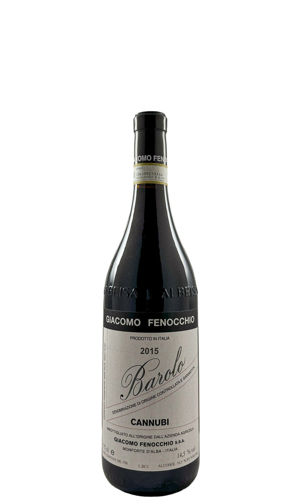 Bottle of Giacomo Fenocchio, Barolo Cannubi, 2015 - Red Wine - Flatiron Wines & Spirits - New York