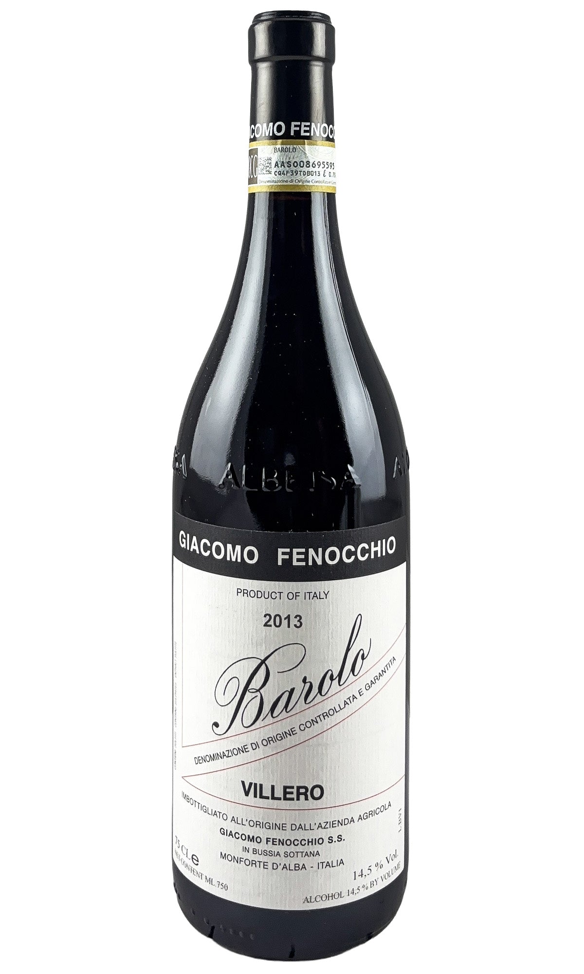 Bottle of Giacomo Fenocchio, Barolo Villero, 2013 - Red Wine - Flatiron Wines & Spirits - New York