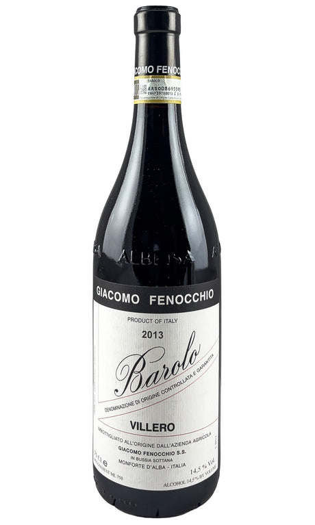 Bottle of Giacomo Fenocchio, Barolo Villero, 2013 - Red Wine - Flatiron Wines & Spirits - New York