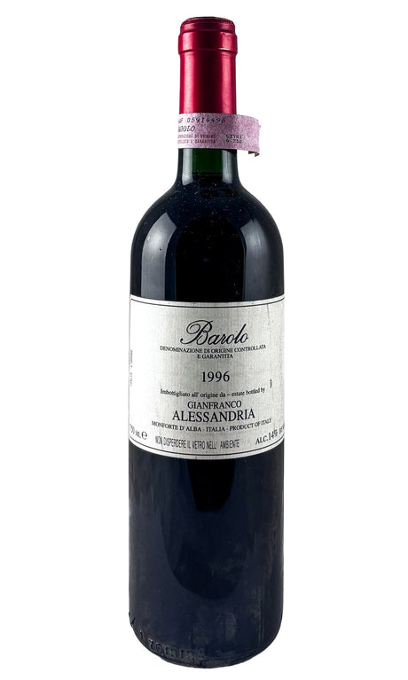Bottle of Gianfranco Alessandria, Barolo, 1996 - Red Wine - Flatiron Wines & Spirits - New York