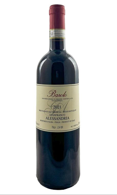 Bottle of Gianfranco Alessandria, Barolo DOCG, 2021 - Red Wine - Flatiron Wines & Spirits - New York